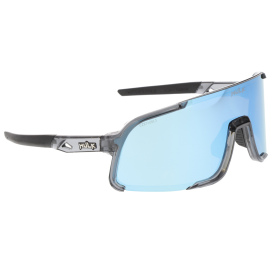 MCR Safety HK428CBP HK4 Safety Glasses - Crystal Gray Frame - Cayman Blue Mirror Lens