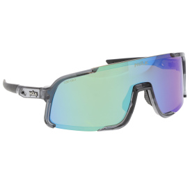 MCR Safety HK42BGP HK4 Safety Glasses - Crystal Gray Frame - Green Mirror Lens