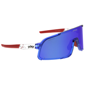 MCR Safety HK448BZP HK4 Safety Glasses - Clear Frame - Blue Diamond Mirror Lens