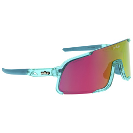 MCR Safety HK45PZP HK4 Safety Glasses - Coral Glow Frame - Polarized Pink Mirror Lens 