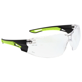 MCR Safety HK510PF420 HK5 Safety Glasses - Black Frame - Clear MAX6 Anti-Fog Lens