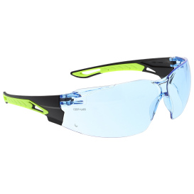 MCR Safety HK513AF HK5 Safety Glasses - Black Frame - Light-Blue UV-AF Anti-Fog Lens