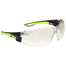 MCR Safety HK513AF HK5 Safety Glasses - Black Frame - Indoor/Outdoor UV-AF Anti-Fog Lens