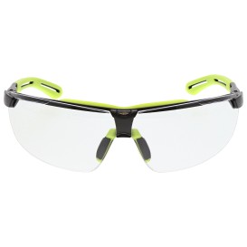 MCR Safety KD7R10 Klondike KD7R Safety Glasses - Yellow/Lime Temples - Clear Lens