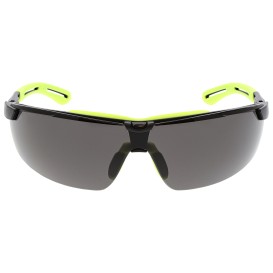 MCR Safety KD7R12 Klondike KD7R Safety Glasses - Yellow/Lime Temples - Smoke/Gray Lens