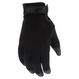 MCR Safety MB100 Mechanics Gloves - Synthetic Leather Palm & Fingers - Velcro Closure