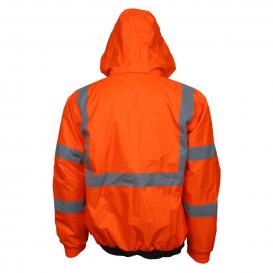 MCR Safety VBBQCL3O Type R Class 3 Value Bomber Jacket - Orange