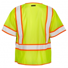Kishigo 1242 Type R Class 3 Ultra-Cool Mesh Surveyor Safety Vest - Yellow/Lime