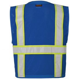Kishigo B102 Enhanced Visibility Multi-Pocket Mesh Vest - Blue