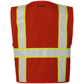 Kishigo B103 Enhanced Visibility Multi-Pocket Mesh Vest - Red