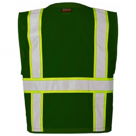 Kishigo B104 Enhanced Visibility Multi-Pocket Mesh Vest - Green