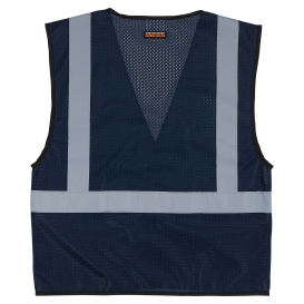 Kishigo B127 Enhanced Visibility Mesh Vest - Navy Blue