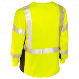 Kishigo F406 Black Series FR Long Sleeve T-Shirt - Yellow/Lime