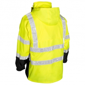 Kishigo RWJ100 Storm Stopper Pro Rain Jacket - Yellow/Lime