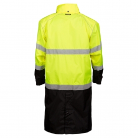 Kishigo RWJ108 Brilliant Series Long Raincoat - Yellow/Lime