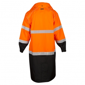 Kishigo RWJ109 Brilliant Series Long Raincoat - Orange