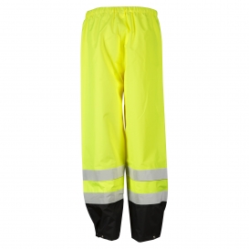 Kishigo RWP102 Storm Cover Rain Pants - Yellow/Lime