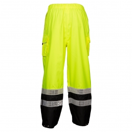Kishigo RWP106 Black Series Rain Pants - Yellow/Lime