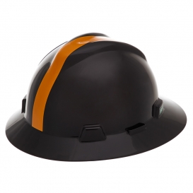 MSA 10194779 V-Gard NFL Full Brim Hard Hat - Pittsburgh Steelers