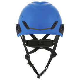 MSA 10194785 V-Gard H1 Trivent Safety Helmet - Fas-Trac Suspension - Blue