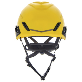 MSA 10194787 V-Gard H1 Trivent Safety Helmet - Fas-Trac Suspension - Yellow