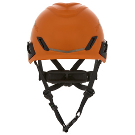 MSA 10194789 V-Gard H1 Trivent Safety Helmet - Fas-Trac Suspension - Orange