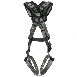MSA 10194889 V-FIT Standard Full Body Harness - Leg & Chest Tongue Buckles w/ Shoulder Pads