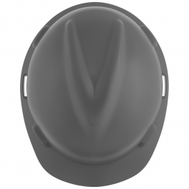 MSA 10203084 V-Gard Hard Hat - Fas-Trac Suspension - Matte Grey