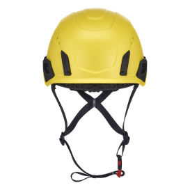 MSA 10242631 V-Gard H2 Vented Safety Helmet - Ratchet Suspension - Yellow