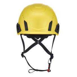 MSA 10242815 V-Gard H2 Vented Safety Helmet with Mips - Ratchet Suspension - Yellow
