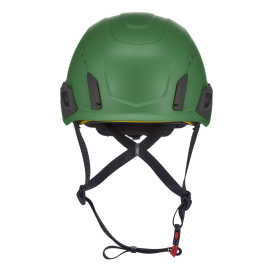 MSA 10242820 V-Gard H2 Vented Safety Helmet with Mips - Ratchet Suspension - Green