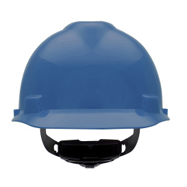 MSA 475359 V-Gard Cap Style Hard Hat - Fas-Trac III Suspension - Blue