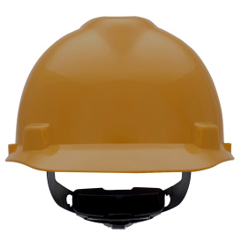 MSA 475365 V-Gard Cap Style Hard Hat - Fas-Trac III Suspension - Gold