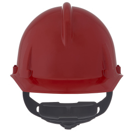 MSA 475384 Topgard Cap Style Hard Hat - Fas-Trac III Suspension - Red