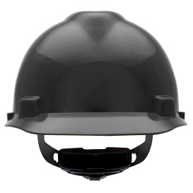 MSA 492559 V-Gard Cap Style Hard Hat - Fas-Trac III Suspension - Black
