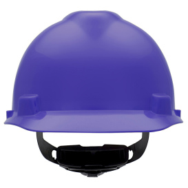 MSA 495858 V-Gard Cap Style Hard Hat - Fas-Trac III Suspension - Purple