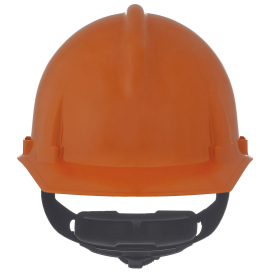 MSA 804396 Topgard Cap Style Hard Hat - Fas-Trac III Suspension - Bright Orange