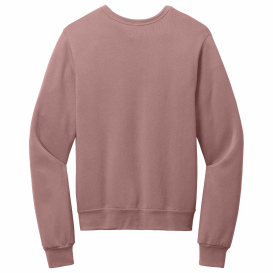 Bella + Canvas BC391 Unisex Sponge Fleece Classic Crewneck Sweatshirt - Mauve