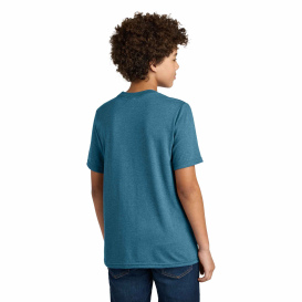 Port & Company PC340Y Youth CVC Tee - Mountain Blue Heather