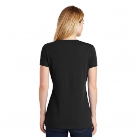 New Era LNEA101 Ladies Heritage Blend V-Neck Tee - Black