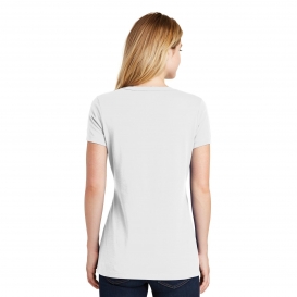 New Era LNEA101 Ladies Heritage Blend V-Neck Tee - White