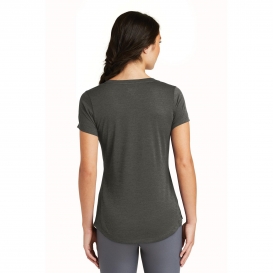 New Era LNEA200 Ladies Series Performance Scoop Tee - Graphite