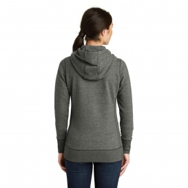 New Era LNEA502 Ladies French Terry Full-Zip Hoodie - Black Twist