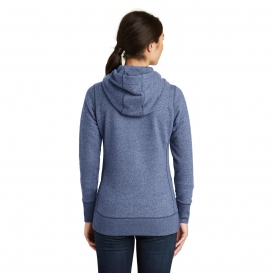 New Era LNEA502 Ladies French Terry Full-Zip Hoodie - Dark Royal Twist