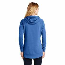 New Era LNEA510 Ladies Tri-Blend Fleece Pullover Hoodie - Royal Heather