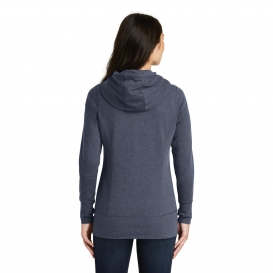 New Era LNEA511 Ladies Tri-Blend Fleece Full-Zip Hoodie - True Navy ...