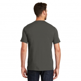 New Era NEA100 Heritage Blend Crew Tee - Graphite