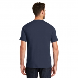 New Era NEA100 Heritage Blend Crew Tee - True Navy