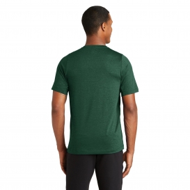 New Era NEA200 Series Performance Crew Tee - Dark Green