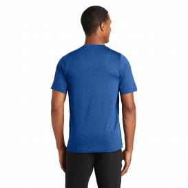 New Era NEA200 Series Performance Crew Tee - Royal